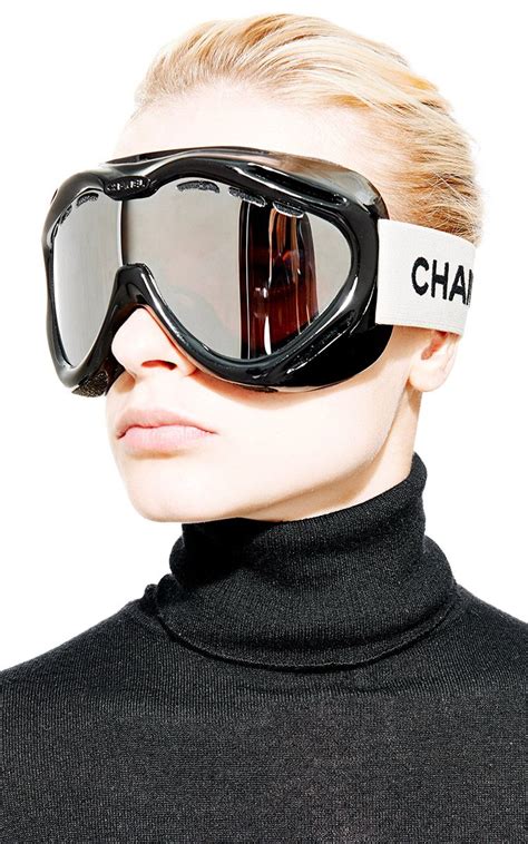 chanel ski goggles|chanel no 6 champaagne glasses.